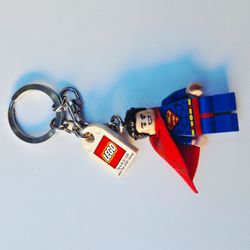 LEGO Superman Minifigure Keychain
