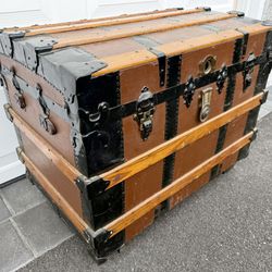 Bacharach & Sons Antique Theatrical Trunk