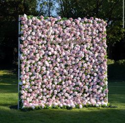 Flower wall backdrop