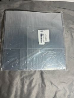 Clear plastic cases to store trading card boxes