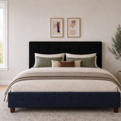 Two Tone King Bed Frame ( New) 