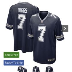 Cowboys Diggs Jersey Medium XLarge Or 2xx