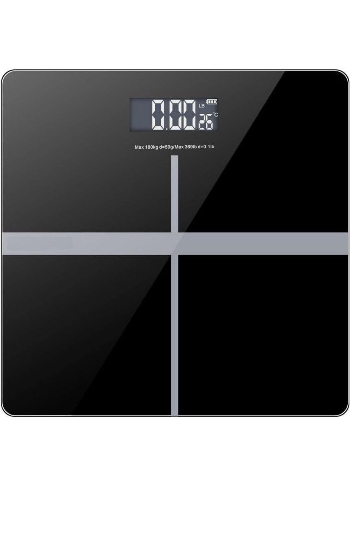 Digital Body Weight Bathroom Scale Weighing Scale with Step-On Technology,Extra Large Blue Backlit Display and Batteries Included, 400 Pounds