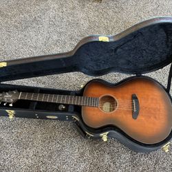 Guitar With Hard Case and Stand