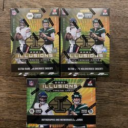 NEW 2021 Panini Illusions NFL FOOTBALL BLASTER BOX FACTORY SEALED CHASE JONES 🔥