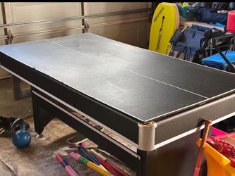 Pool Table with Table Tennis Top