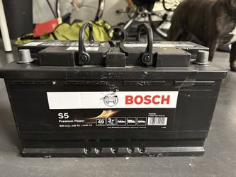 Bosch S5 battery with 3 yrs warranty