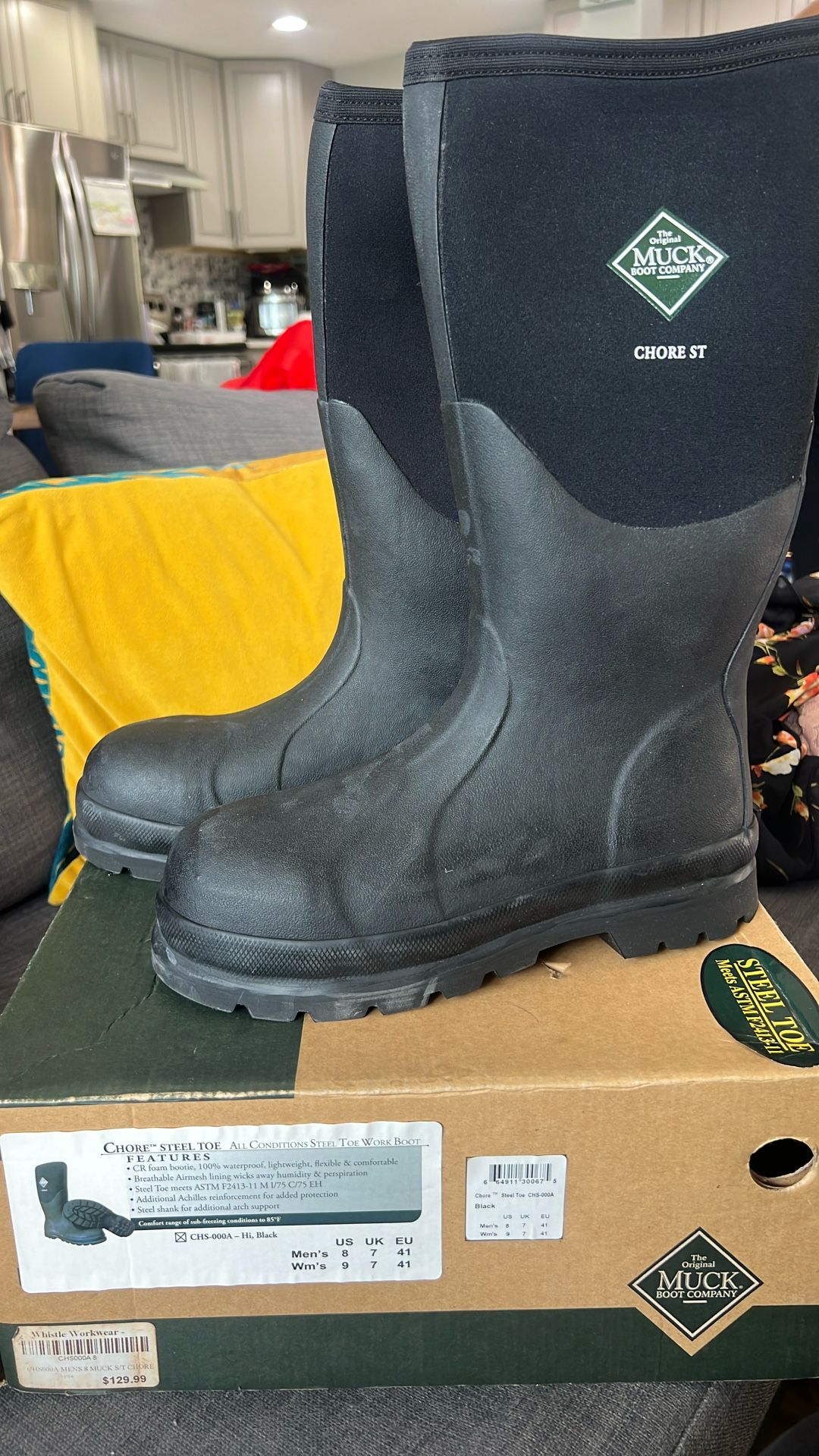 Steel Toe Waterproof Boots