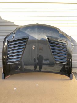 Brand New 2003 2004 2005 2006 Mitsubishi Lancer EVO8 EVO 8 EVO9 EVO 9  VIS Racing GTC Style Carbon Fiber Vented Hood New In Box