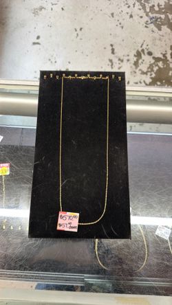 30in thin rope chain 14k 6.2 grams