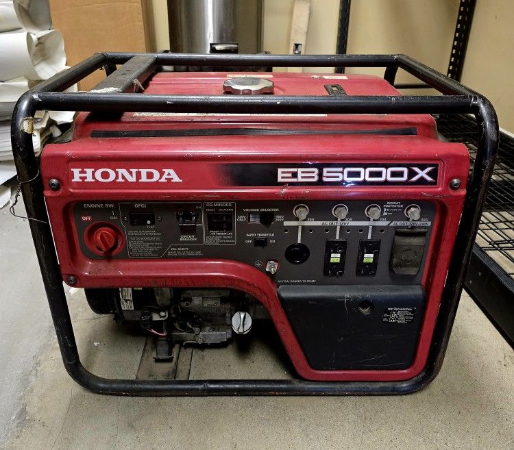 HONDA EB 5000X GENERATOR 