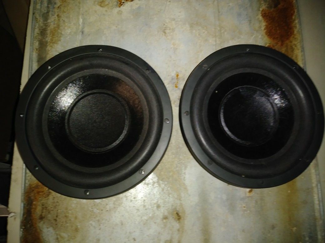 PAIR OF SHOCK Z4 10" SUBS 1000 WATTS EACH DVC with Box for Sale in Northfield, OH OfferUp