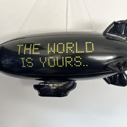 Scarface hanging inflatable blimp