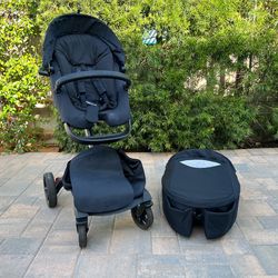 Stokke Xplory 2021, black, with carry cot