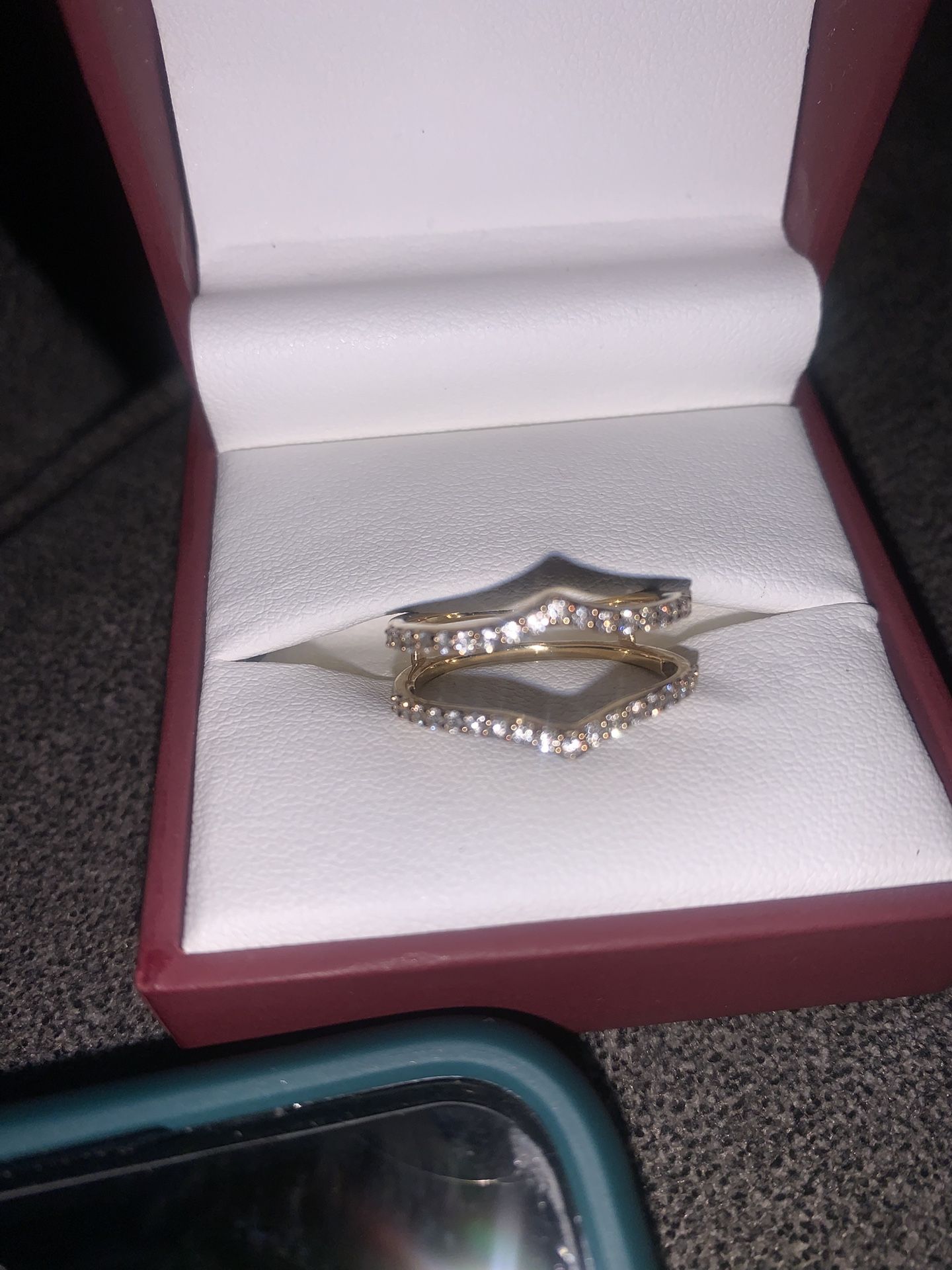 14k Diamond Ring Insert