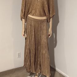 Winter Silks Pleats Skirt