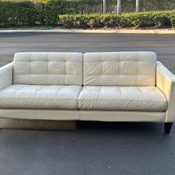 Leather Couch Italian 