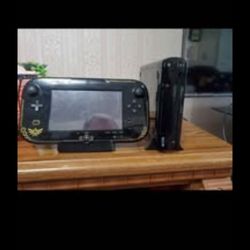 Nintendo  Zelda Wii U  bundle,  one pro controller,  16 games open for trades