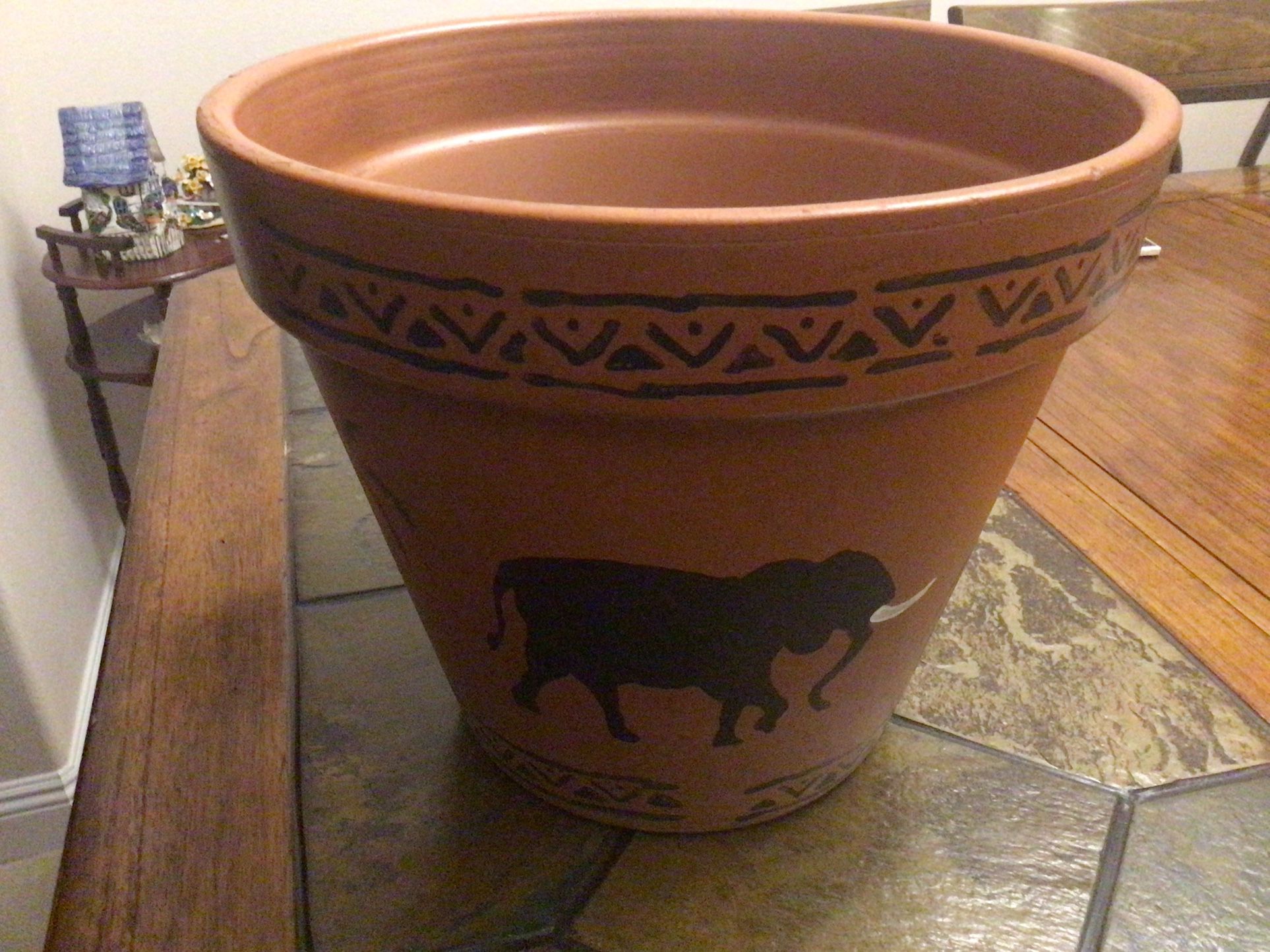 Terracotta Decorative Flower Pot 