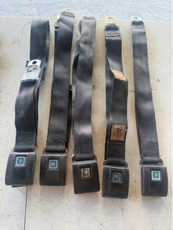 GM seat belt buckles lap belts Chevy