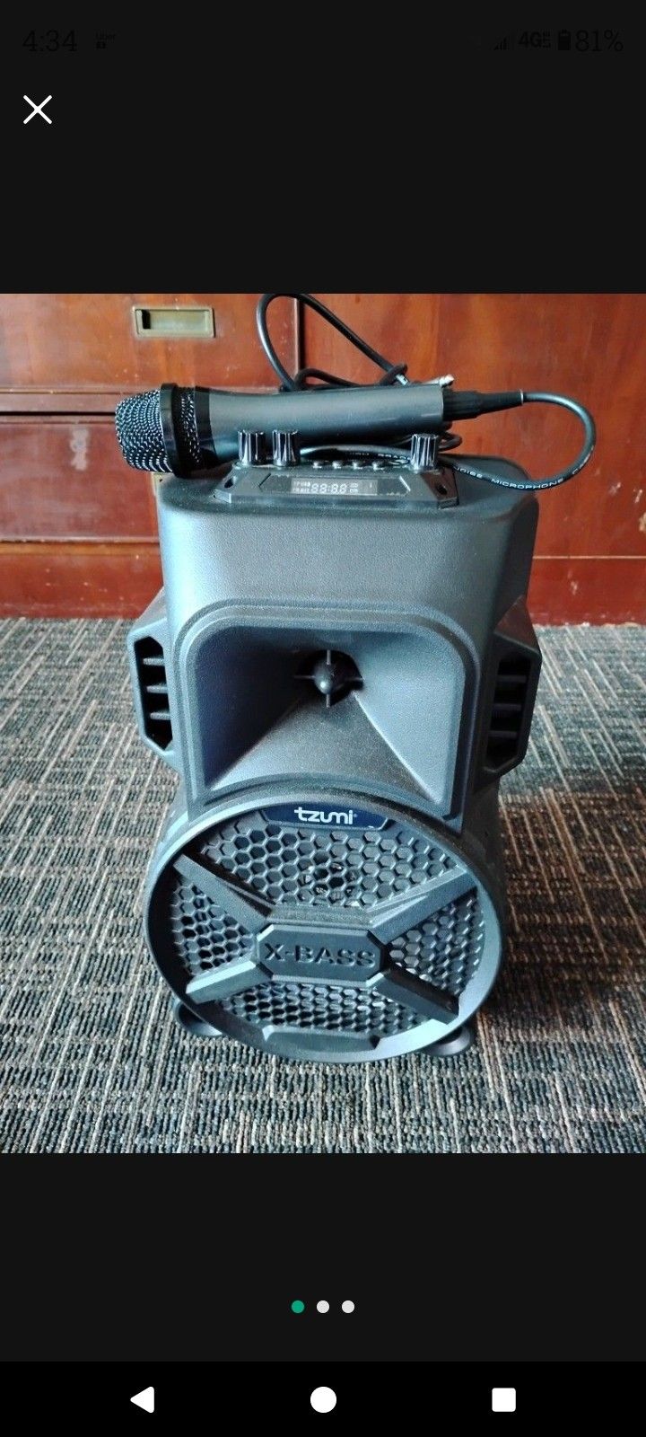 Mega Bass Karaokee Machine