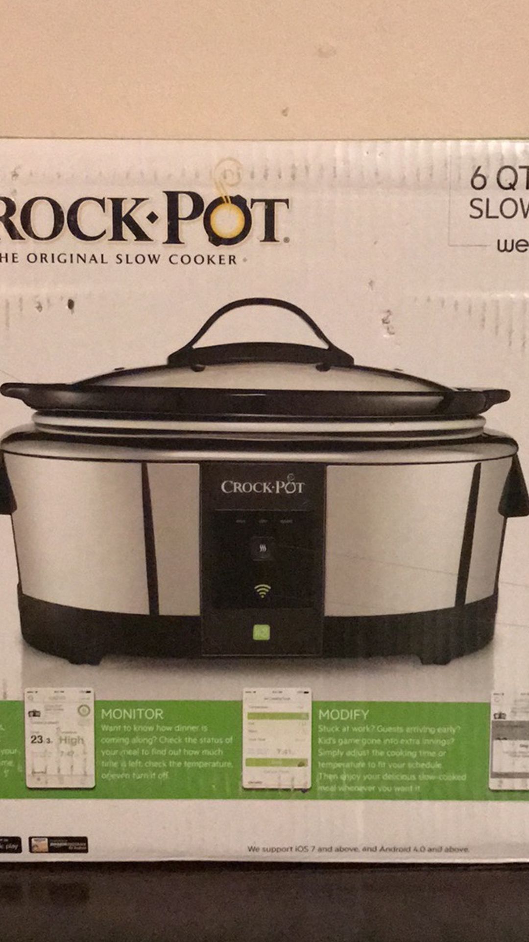 Crock-Pot Smart Slow Cooker 6Qt