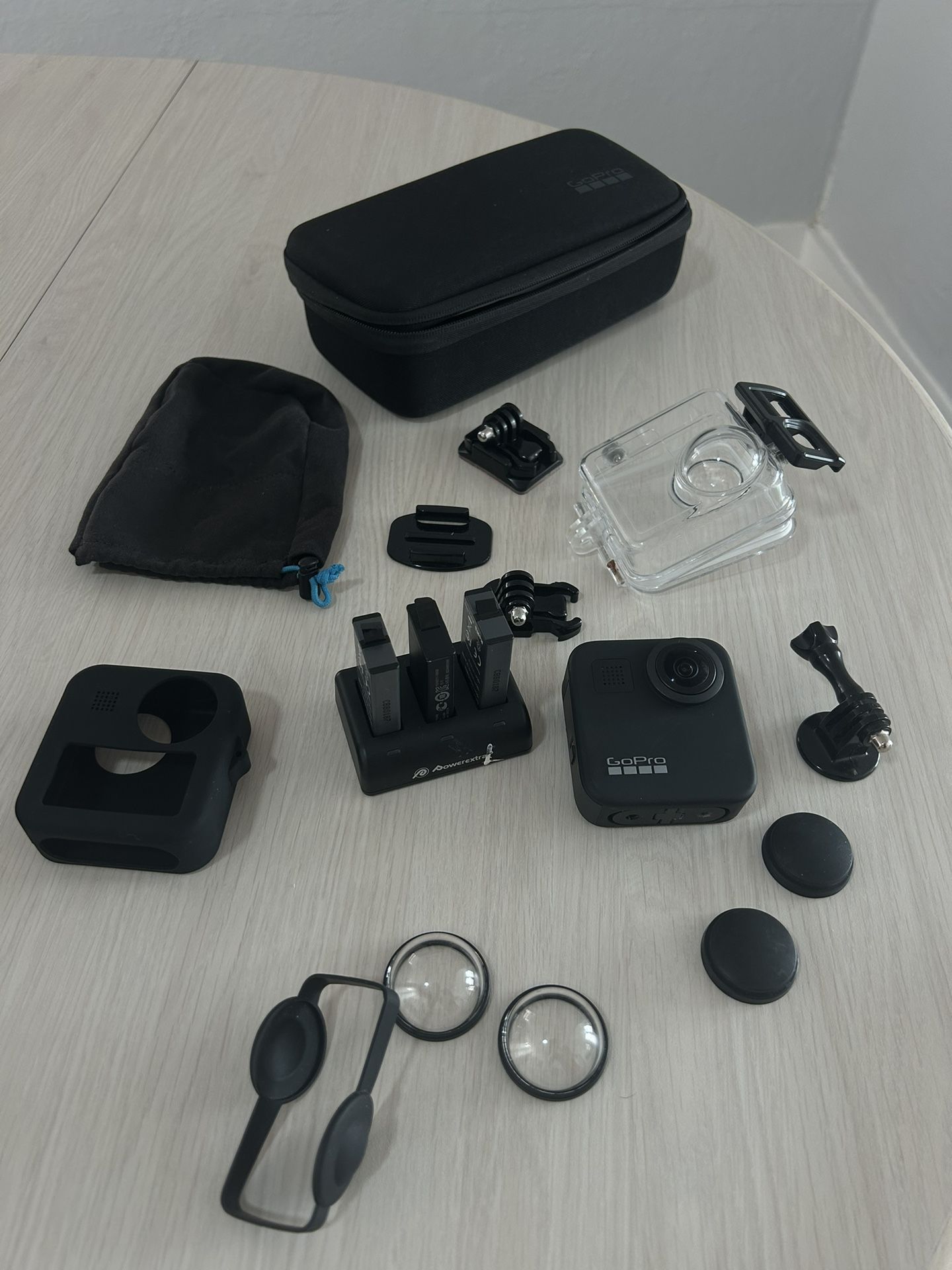 GoPro Max 3batteries 360 