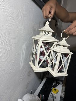 Rose Filled Lanterns 