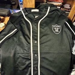 Raiders Baseball Jersey