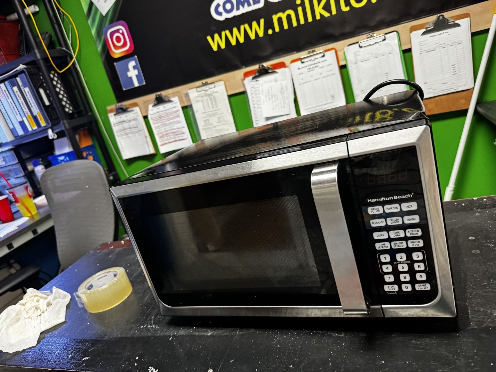 Microwave /dent /sold As Is