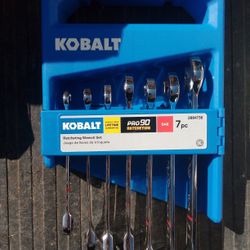Kobalt Ratcheting Wrench Set 7pc SAE