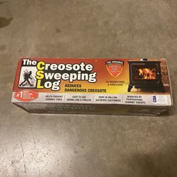 creosote sweeping log