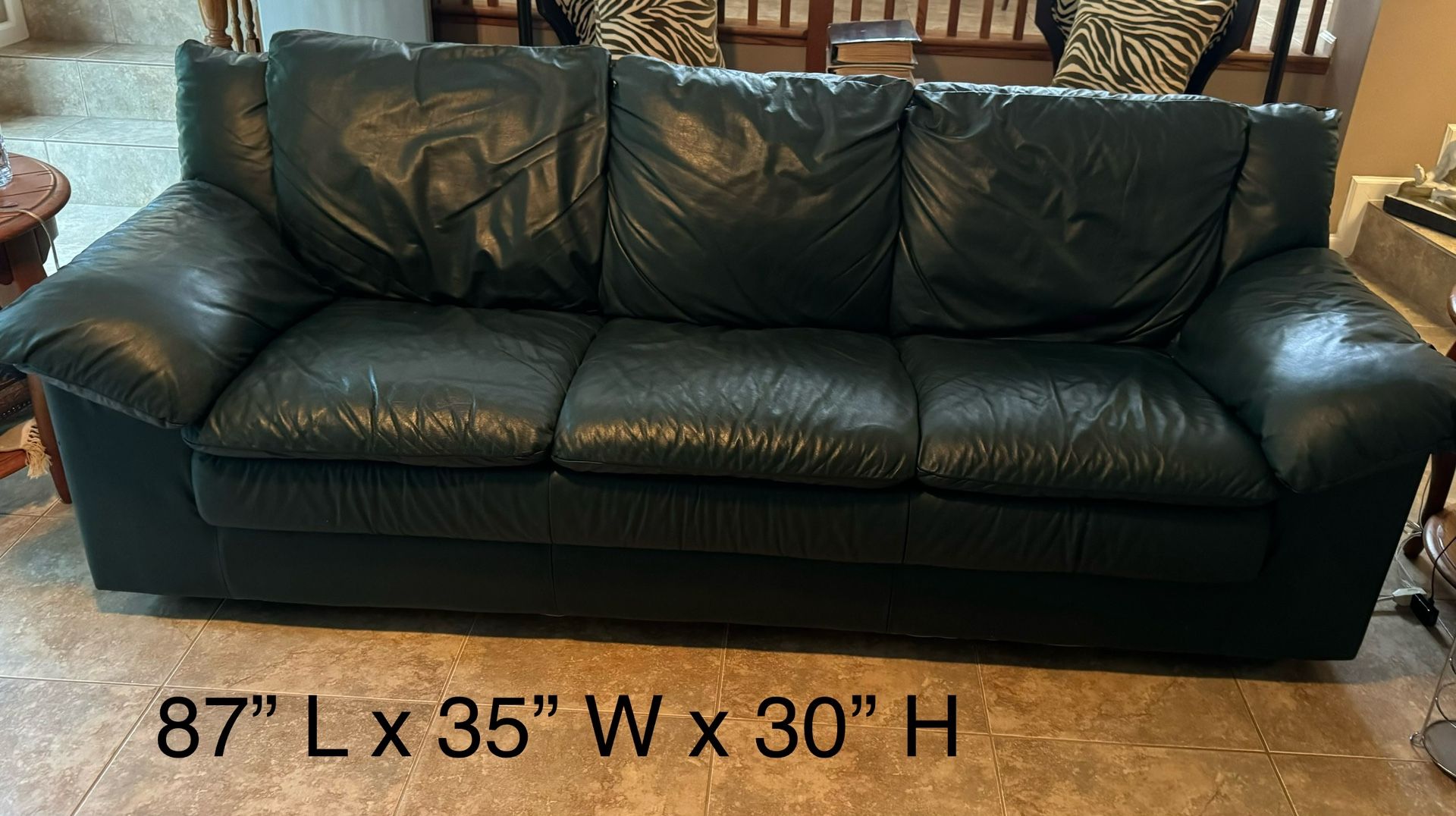 Natuzzi leather Couch