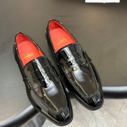Christian Louboutin Men’s Leather Shoes With Box 2026 New 