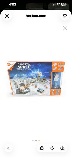 HEXBUG Nano Space Discovery Station Complete Playset – 100% Complete – No Box