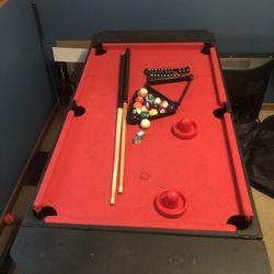 Table Top Pool & Air Hockey 