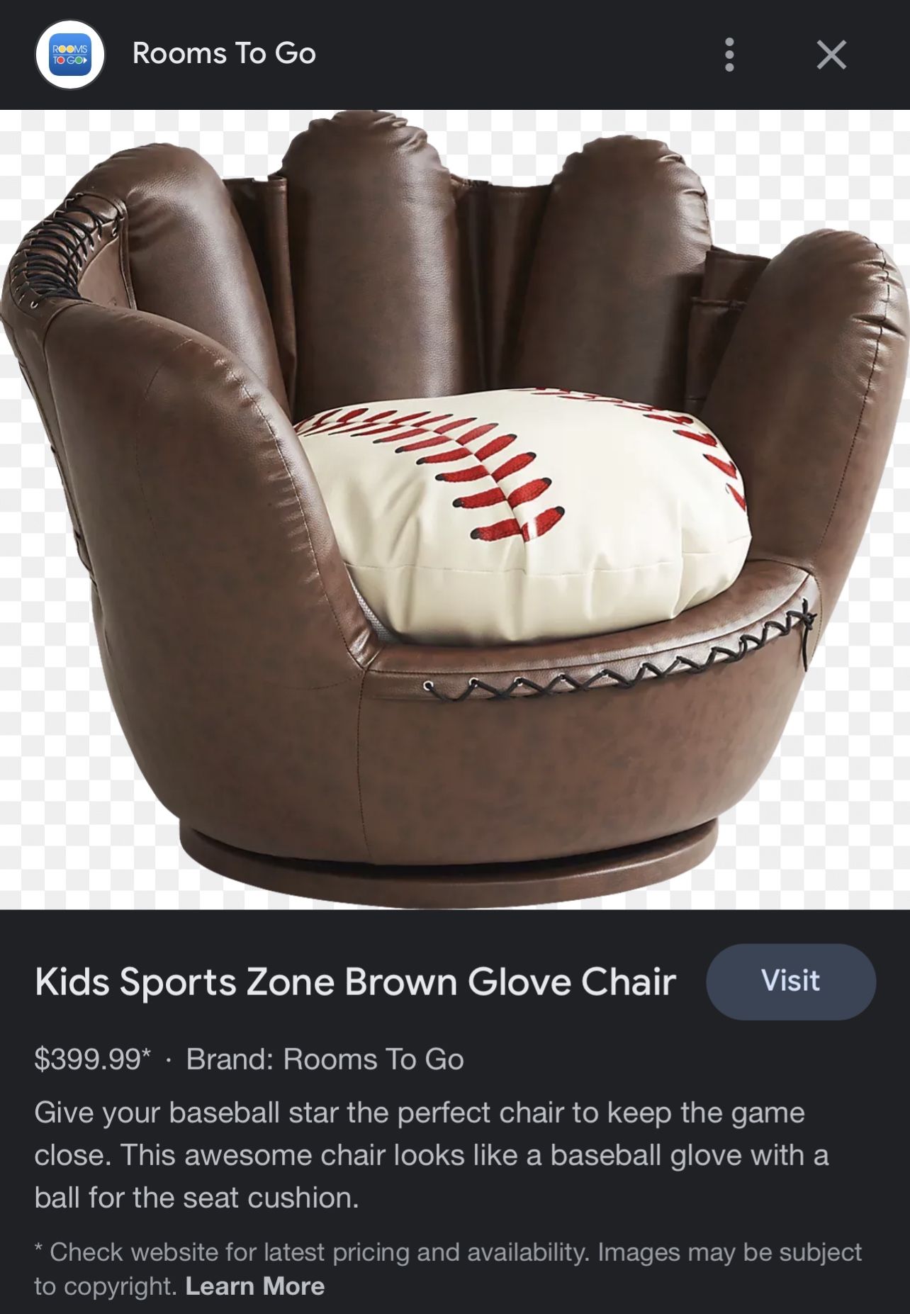 Ball Ottoman Baseball Glove Seat Joe Ball Ottoman De Pas, D'Urbino