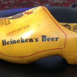 Antique Heineken Beer Advertisement Clog