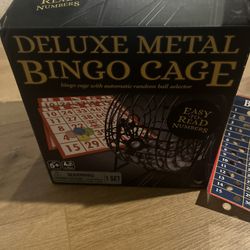 Deluxe Metal Bingo Game - Excellent Condition!