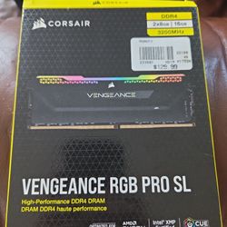 Corsair Vengeance RGB Pro SL DDR4 RAM 2x8GB 