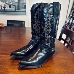 Nevada Blue ‘Old Gringo’ Black Cowboy Women’s Boots -Size 10
