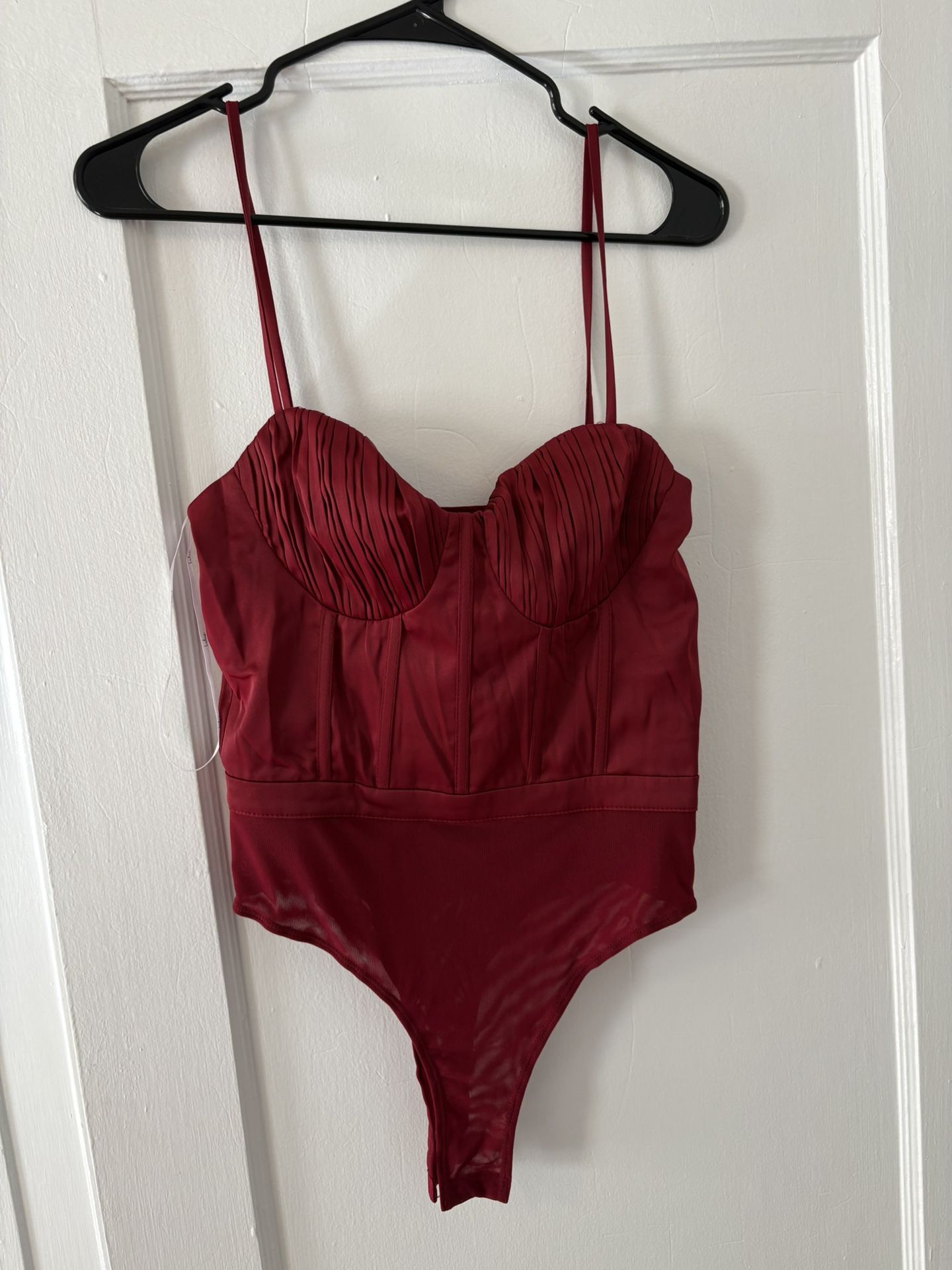 Lulus Red Bodysuit Size Small