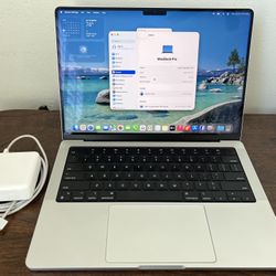 *MINT* Apple MacBook Pro 14" M1 Pro Chip 2021 32GB 512GB SSD Silver