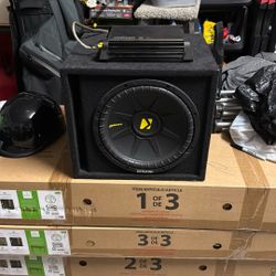 12” Kicker speaker And Kicker Amplifier 