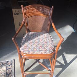 Wicker Bar Stool/Chair (3)