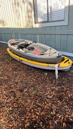 Tamarack and pelican kayaks for sale.