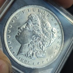 Bu 1885 Morgan Silver Dollar