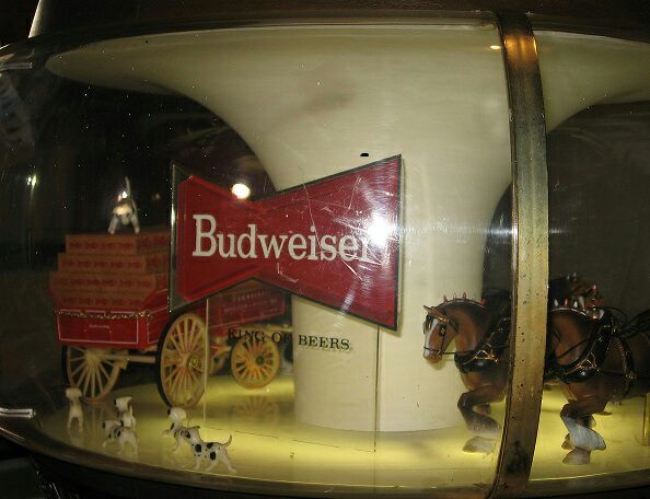 Vintage Budweiser Clydesdale Carousel Light