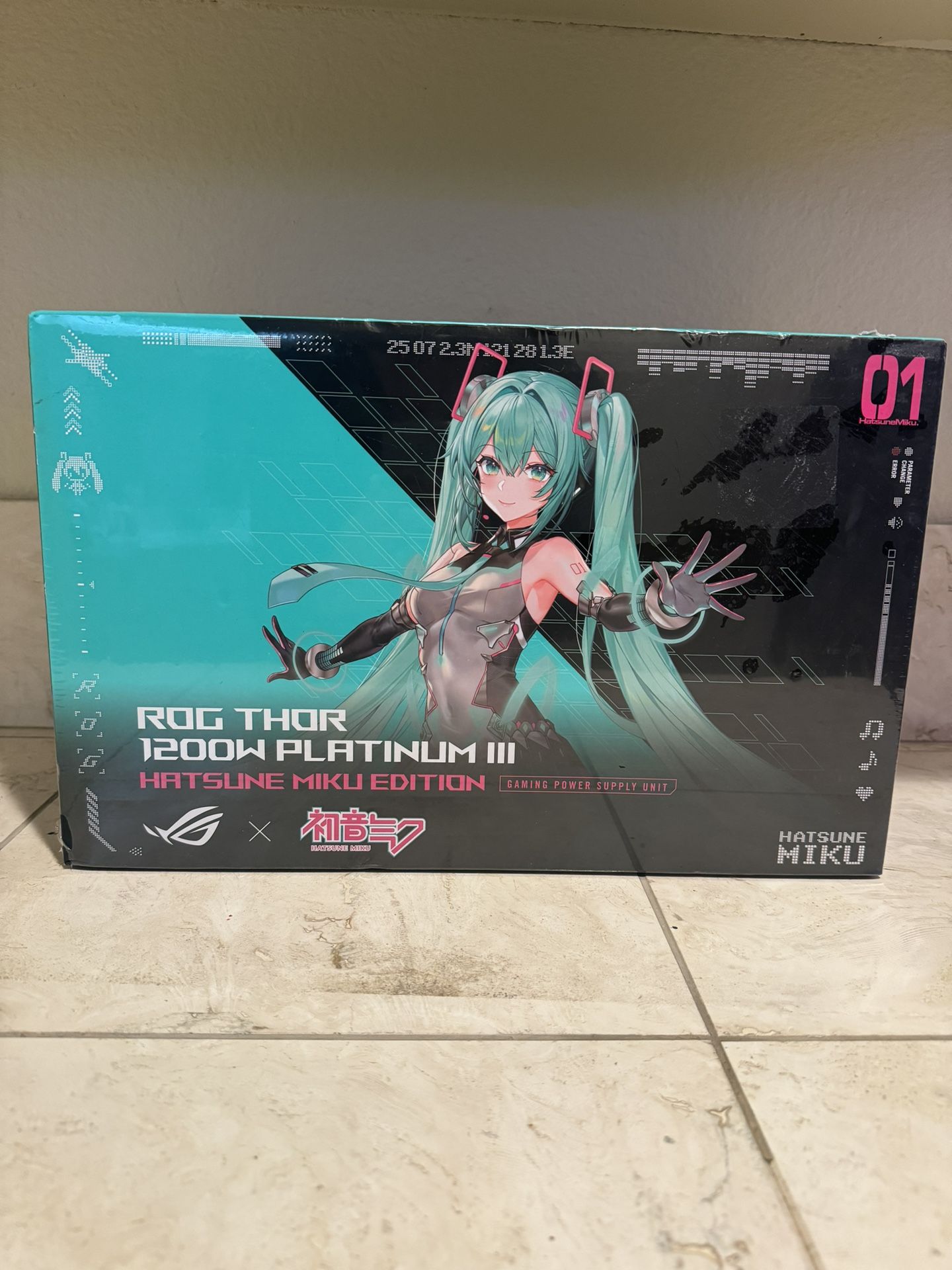 ASUS ROG Thor 1200W Platinum III Hatsune Miku Edition (80 PLUS Platinum Certified, ATX 3.1, GaN MOSF