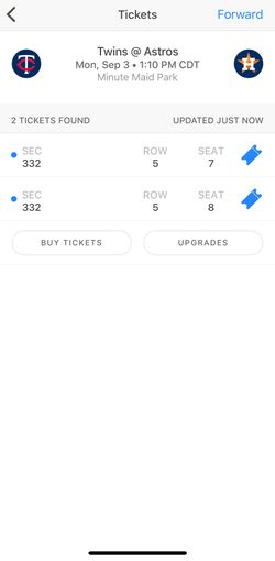 Astros tickets